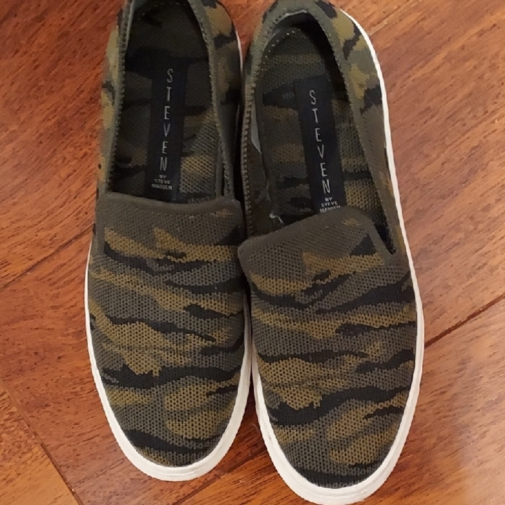 Steven by Steve Madden Camouflage Slip-On Sneakers